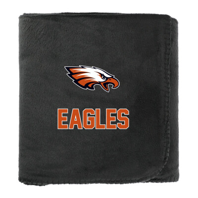 100% Recycled PET Fleece Blanket with RPET Pouch