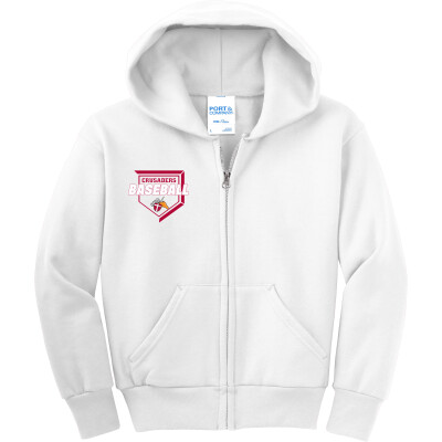 Youth Core Fleece Full-Zip Hooded Sweatshirt