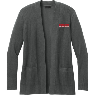 Women's Easy Care Open-Front Cardigan Sweater