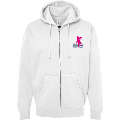 Midweight Full Zip Hoodie- Buns Out