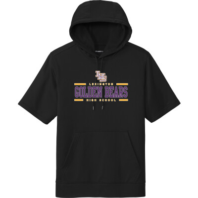 Performance Fleece Short-Sleeve Hooded Pullover