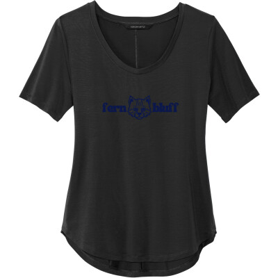 Women's Stretch Jersey Relaxed Scoop Tee