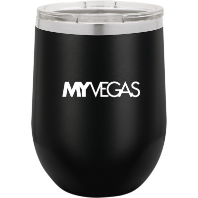 MY VEGAS 12 OZ STEMLESS WINE TUMBLER