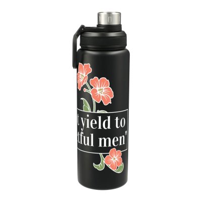 I Will Not Yield to Disrespectful Men 32oz Stainless Steel Water Bottle