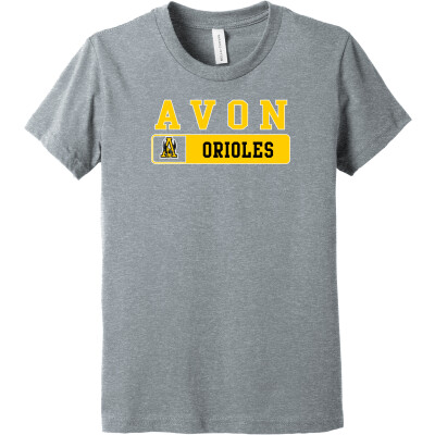 Bella+Canvas Youth Heather CVC Tee