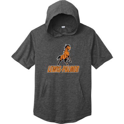 Tri-Blend Wicking Short Sleeve Hoodie