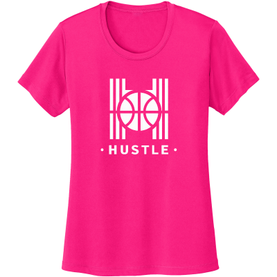 Neon Hustle Women's Performance Tee - Moisture-Wicking
