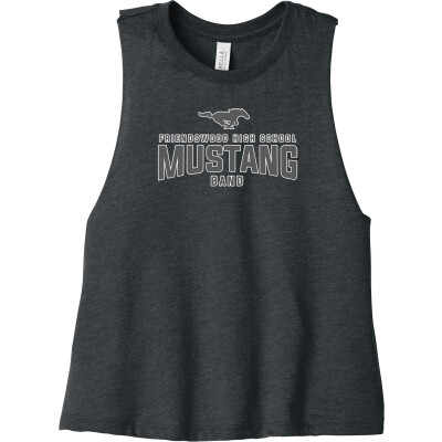 Bella+Canvas Women’s Racerback Cropped Tank