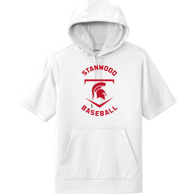 Performance Fleece Short Sleeve Hooded Pullover