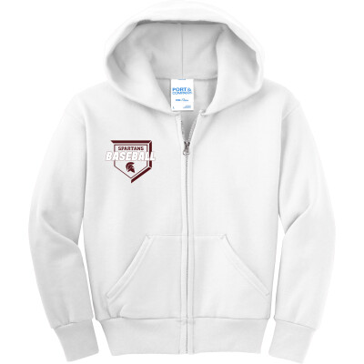 Youth Core Fleece Full-Zip Hooded Sweatshirt