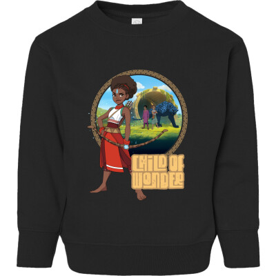 Iyanu Child of Wonder Toddler Fleece Crewneck Sweatshirt