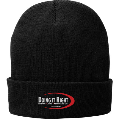 Fleece-Lined Knit Cap