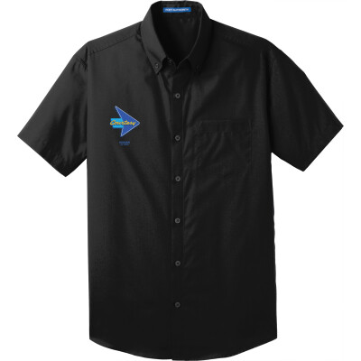 Short Sleeve Carefree Poplin Shirt