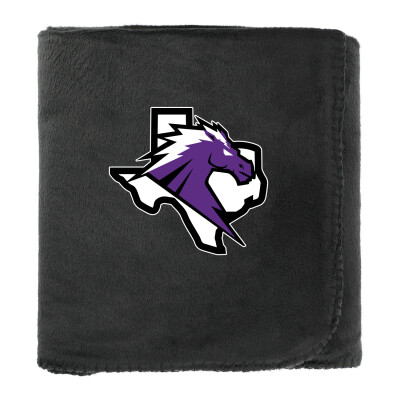 100% Recycled PET Fleece Blanket with RPET Pouch