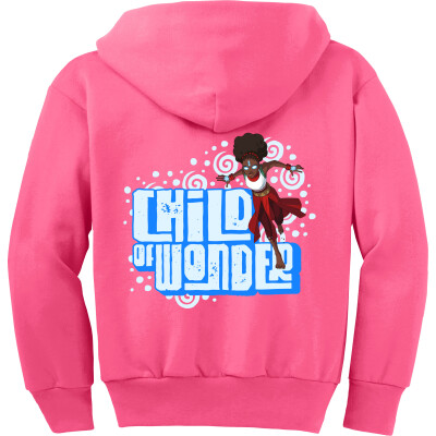 Iyanu Divine Powers Youth Fleece Full-Zip Hoodie