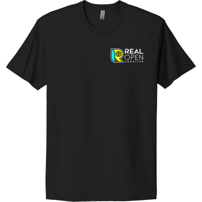 Real Open Unisex Cotton Short Sleeve Tee