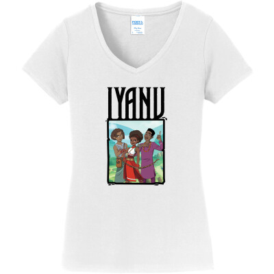Team Chosen Portrait Women's Cotton V-Neck Tee