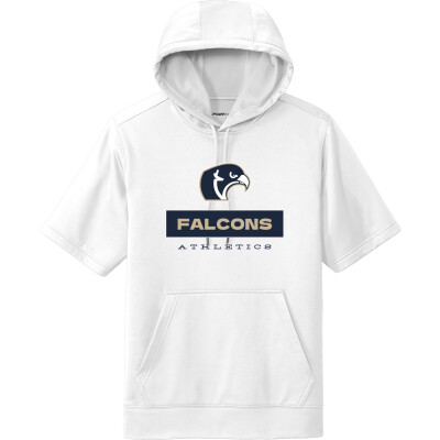 Performance Fleece Short-Sleeve Hooded Pullover