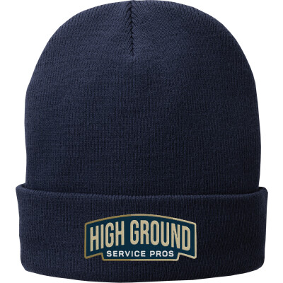 Fleece-Lined Knit Cap