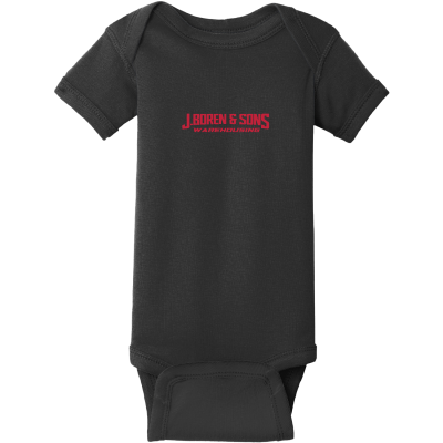 Infant Short Sleeve Baby Rib Bodysuit