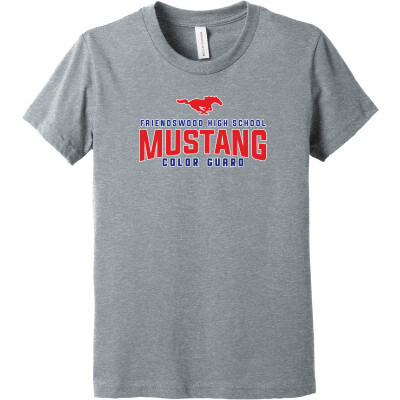 Bella+Canvas Youth Heather CVC Tee