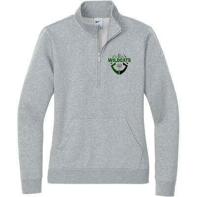 Nike Women's Club Fleece Sleeve Swoosh 1/2-Zip