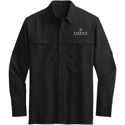 Port Authority Long Sleeve UV Daybreak Shirt (EMB)