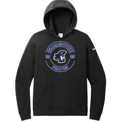 Nike Women's Club Fleece Sleeve Swoosh Pullover Hoodie