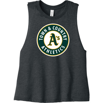 Bella+Canvas Women’s Racerback Cropped Tank