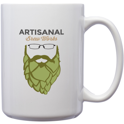 Artisanal Brew Works 15 oz Ceramic Coffee Mug