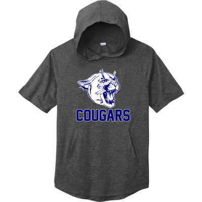 Tri-Blend Wicking Short Sleeve Hoodie