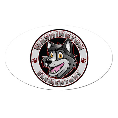 3.5" Oval Car Magnet