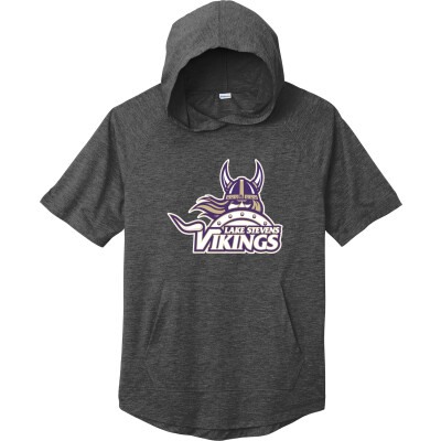 Tri-Blend Wicking Short Sleeve Hoodie