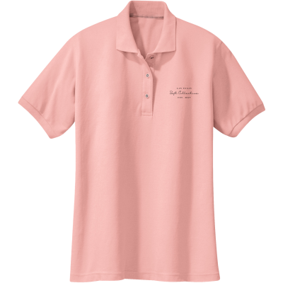 Embroidered Women's Silk Touch Polo