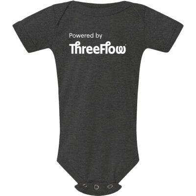 Bella + Canvas Infant Jersey One Piece - V1 Dark Grey