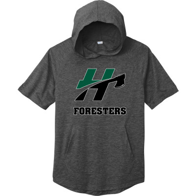 Tri-Blend Wicking Short Sleeve Hoodie