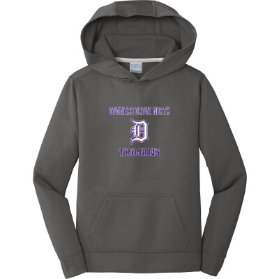 Youth Performance Fleece Pullover Hooded Sweatshirt