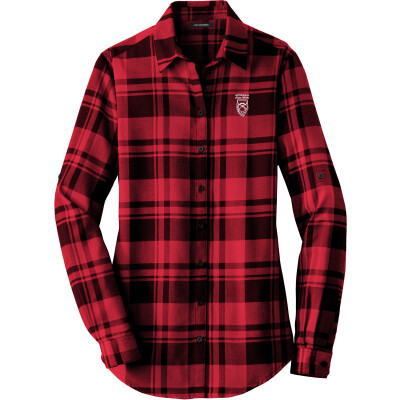 Artisanal Brew Works Women's Plaid Flannel Tunic