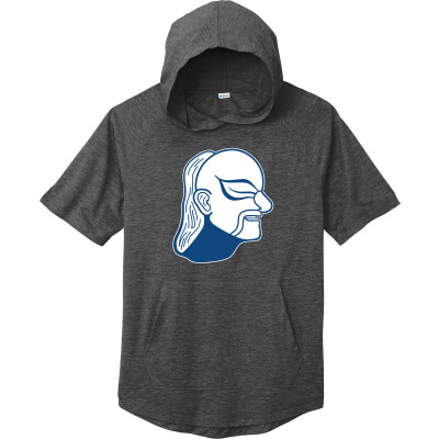 Tri-Blend Wicking Short Sleeve Hoodie