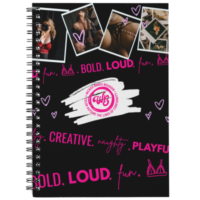 WICKED BABES 6x8 SPIRAL NOTEBOOK