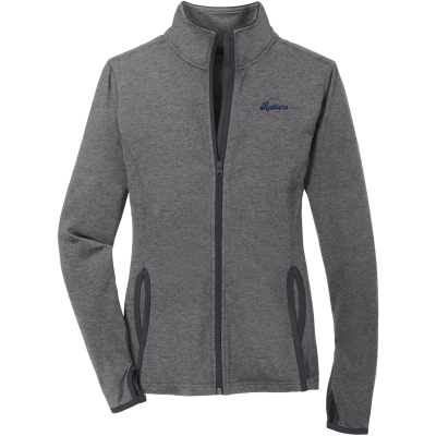 Women's Sport-Wick Stretch Contrast Full-Zip Jacket