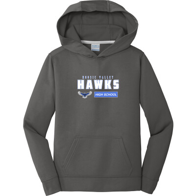 Youth Performance Fleece Pullover Hooded Sweatshirt