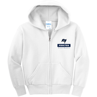 Youth Core Fleece Full-Zip Hooded Sweatshirt