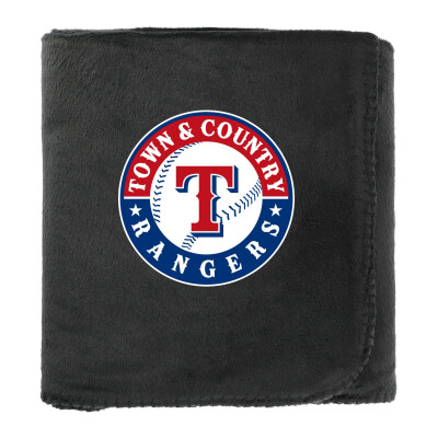 100% Recycled PET Fleece Blanket with RPET Pouch