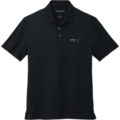 City Stretch Flat Knit Polo - Printed