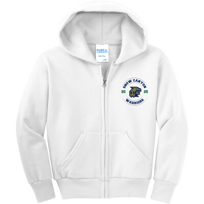 Youth Core Fleece Full-Zip Hooded Sweatshirt