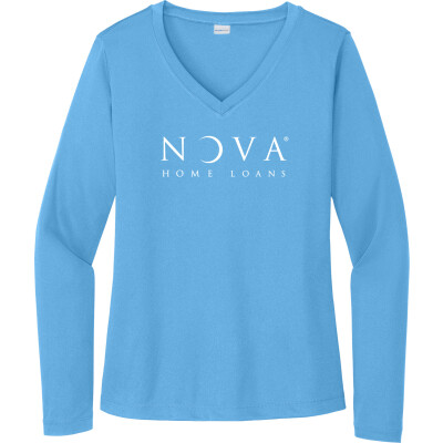 Women's Long Sleeve PosiCharge Competitor V-Neck Tee
