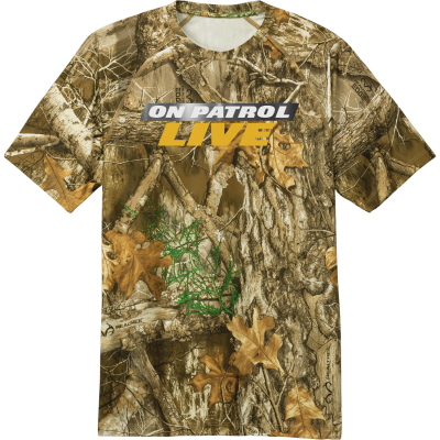 On Patrol: Live Realtree Camo Performance Tee