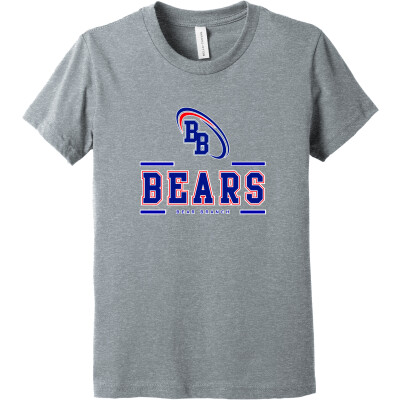 Bella+Canvas Youth Heather CVC Tee
