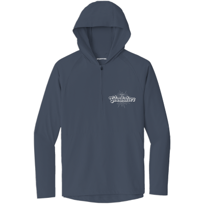 Repeat 1/2-Zip Long Sleeve Hooded Jacket